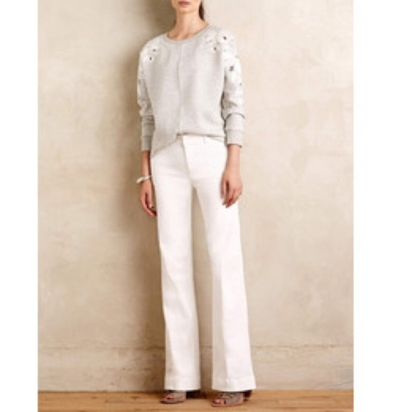 Banana Republic Pants - Banana Republic Harrison white stretch dress pants